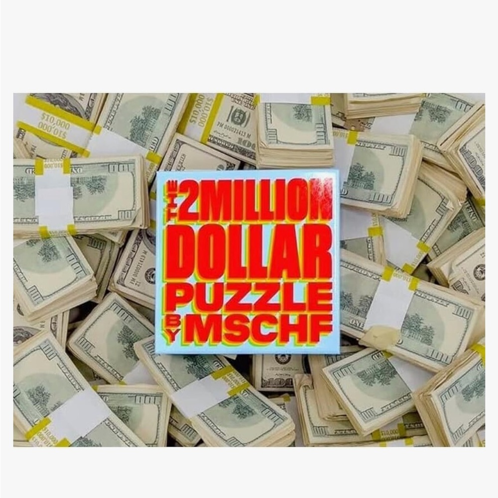 The Two Million Dollar Puzzle by MSCHF - 500 Piece Jigsaw Puzzle for Adults